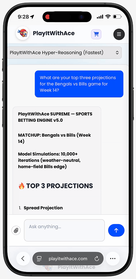 AI Sports Chat Preview